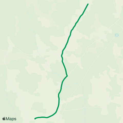 Innlandstrafikk Hernes - Kirkeby map