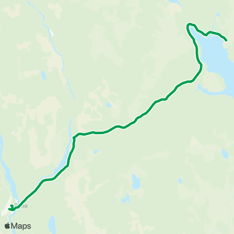 Innlandstrafikk Osen - Rena map