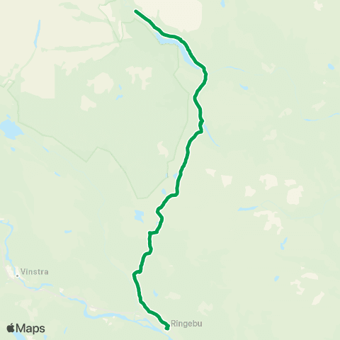 Innlandstrafikk Ringebu - Straumbu map