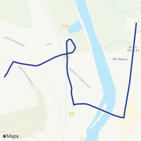 Intercom Sables Rouges - Sainfoins map