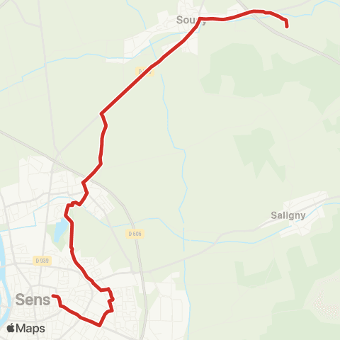 Intercom Grand Béon - Sens map