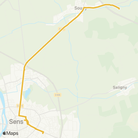 Intercom Grand Béon - Sens map