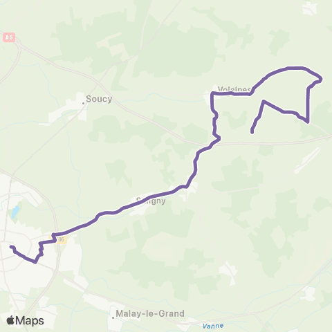 Intercom Voisines - Saligny - Sens map