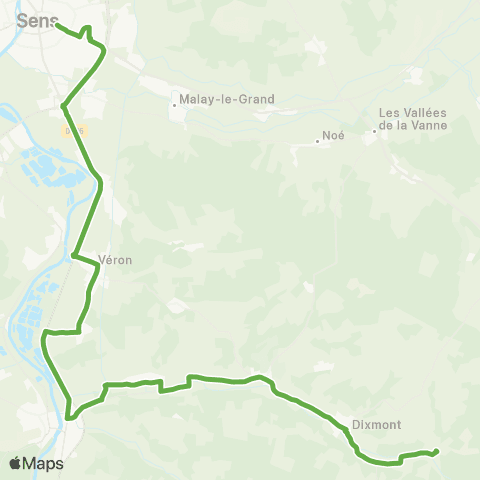 Intercom Veron - Sens map