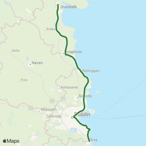 Irish Rail  Irish Rail map