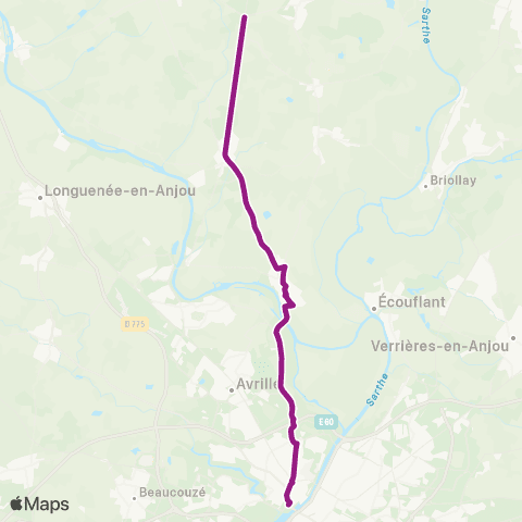 Irigo Feneu ZA Feneu / Croix de Beauvais - Angers le Quai map