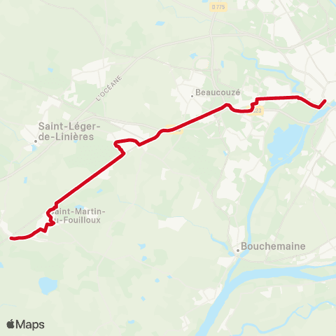 Irigo St-Martin Beau Soleil - Angers le Quai map