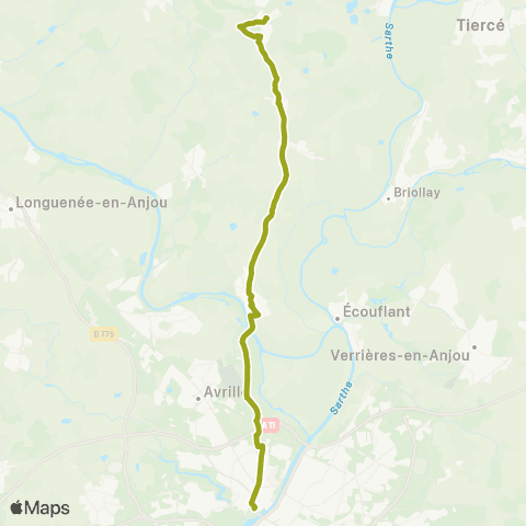 Irigo Ecuillé Mairie - Angers le Quai map