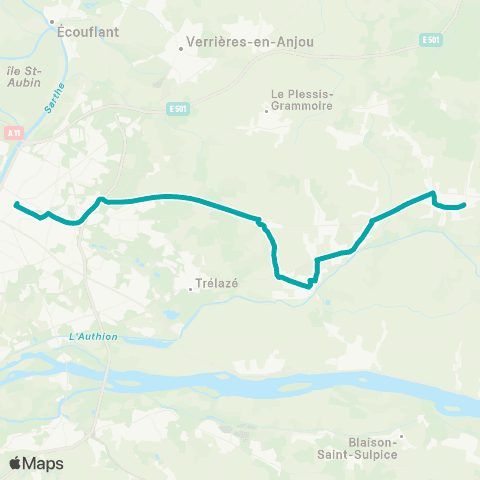 Irigo Corné Royale - Angers Hôtel de Ville map