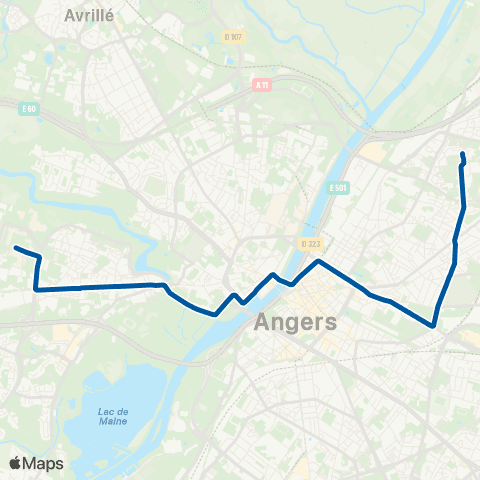 Irigo Monplaisir - Belle-Beille Campus map