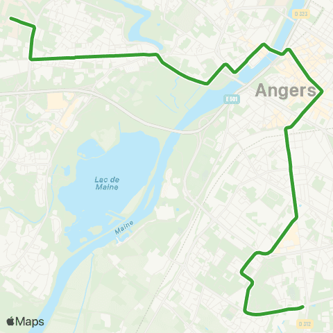 Irigo Roseraie - Belle-Beille Campus map