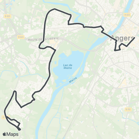 Irigo ESAT Brunelleries map