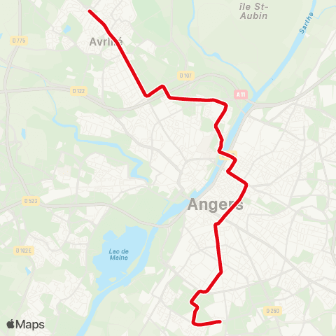 Irigo Roseraie - Avrillé-Ardenne map