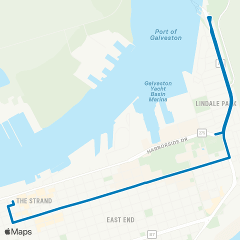Island Transit UTMB - Ferry Rd map