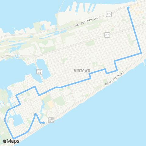 Island Transit Island Connector map