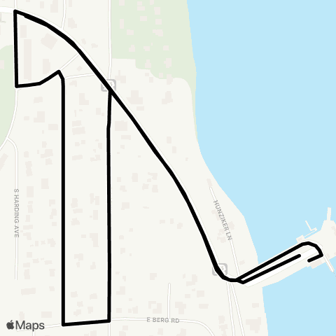 Island Transit Clinton Commuter map