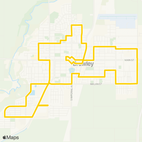 Imperial Valley Transit 5th St / G St - 5th St / G St map