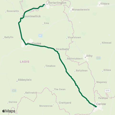 JJ Kavanagh IOT Carlow - Mountmellick map