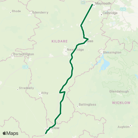 JJ Kavanagh Naas - University Campus map