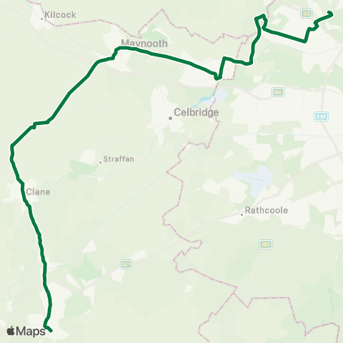 JJ Kavanagh Blanchardstown IT - Naas General Hosp map