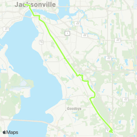 JTA Philips Hwy / Avenues map