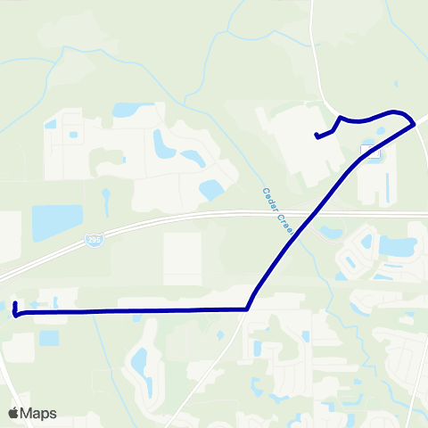 JTA Amazon Shuttle map