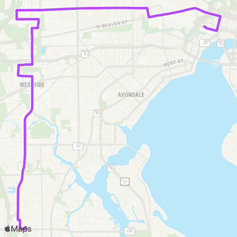 JTA Commonwealth / Lane map