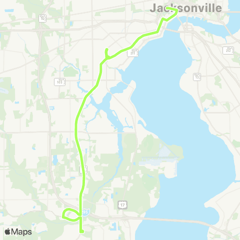 JTA Park / Blanding map