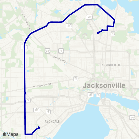 JTA Edgewood map