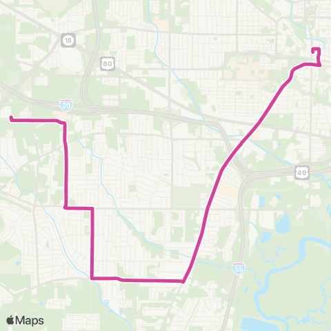 JTRAN Terry / Cooper map