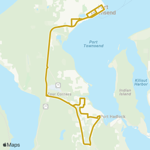 Jefferson Transit Tri-Area Loop map