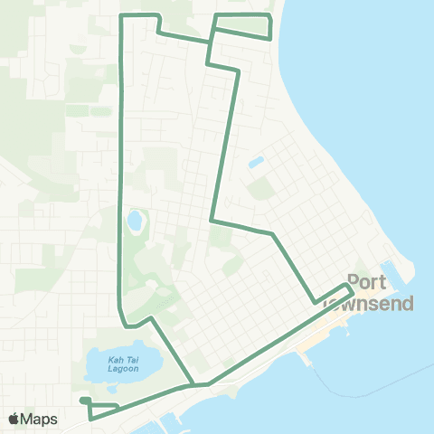 Jefferson Transit Fort Worden map