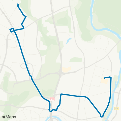 JUDU Fabijoniškės–Žalgirio G.–Tuskulėnų G.–Šiaurės Miestelis map