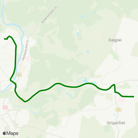 JUDU Parko–Olandų G.–Žaliasis Tiltas map