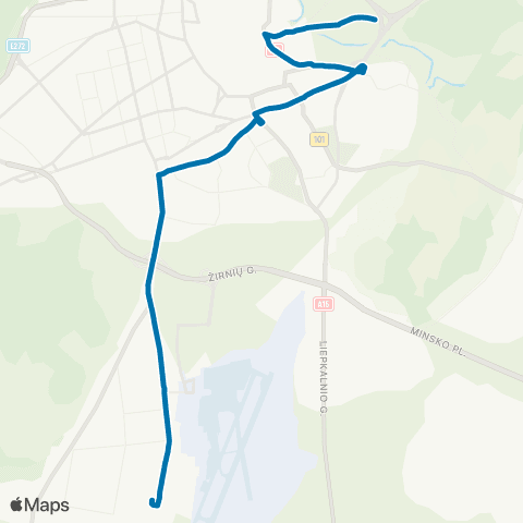 JUDU Žvėrynas–Senamiestis–Užupis map