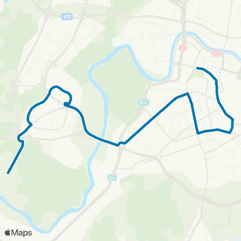 JUDU Lazdynėliai–Lazdynai–Centras map