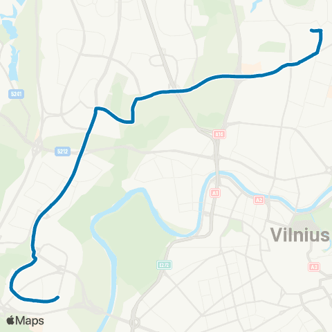 JUDU Lazdynai–Oslo G.–Centras map