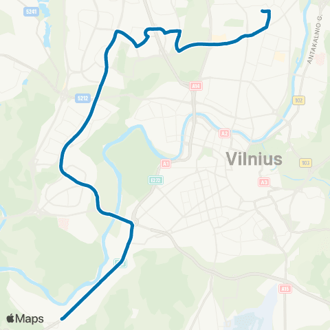 JUDU Žemieji Paneriai–Kazbėjų–V. A. Graičiūno G.–Vaidotai map