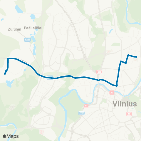 JUDU Pilaitė–Konstitucijos Pr.–Apkasų G.–Šiaurės Miestelis map