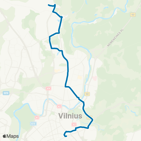 JUDU Stotis–Olandų G.–Baltupiai–Jeruzalės G.–Visoriai map