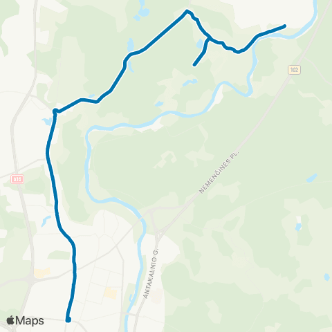JUDU Žalgirio–Kalvarijų G.–Naujieji Verkiai–Ožkiniai map