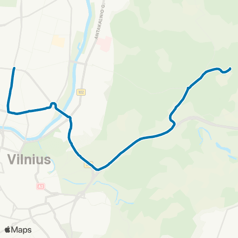 JUDU Kalvarijų–Tuskulėnų–Olandų G.–Rokantiškės map