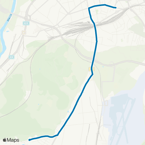 JUDU Stotis–Eišiškių Pl.–Užusienis map