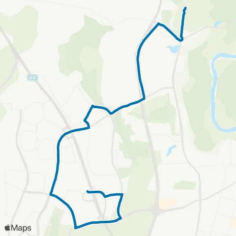 JUDU Šeškinė–Pašilaičiai–Santariškės map