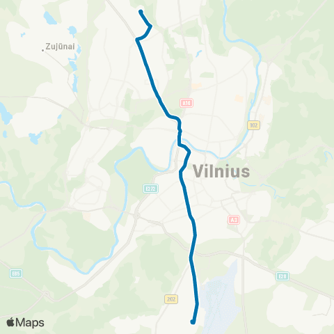 JUDU Fabijoniškės–Ateities G.–Jeruzalė–Bajorai–Bukiškis map
