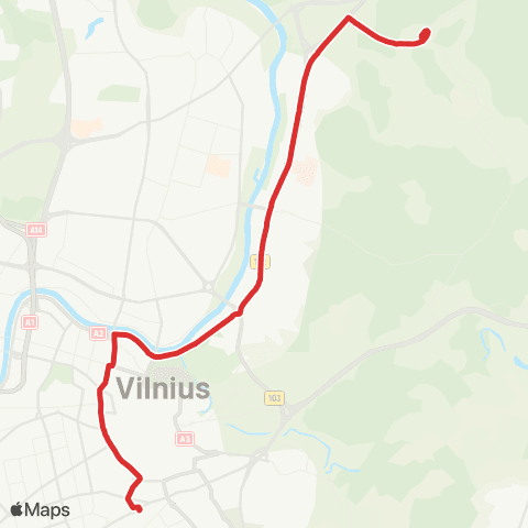 JUDU Saulėtekis–Žygimantų G.–Stotis map