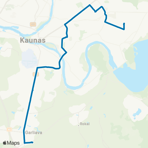 Kauno Viešasis Transportas Technikos G. - Garliava map