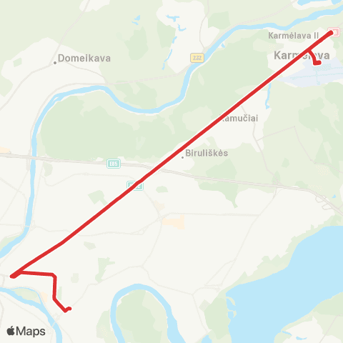 Kauno Viešasis Transportas Kauno Oro Uostas - Geležinkelio Stotis map