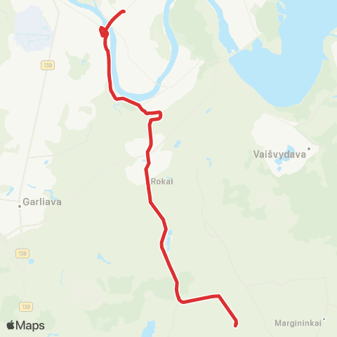 Kauno Viešasis Transportas Geležinkelio Stotis - Vainatrakio Kapinės map