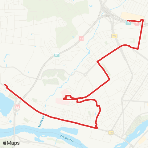 Kauno Viešasis Transportas Kaniūkai - Mega map